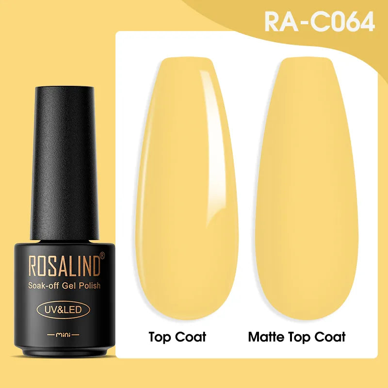 Gel Nail Polish Lamp All For Nails Art Manicure With Matt Base Top Coat Semi Permanant Gellak Nail Gel Polish Varnishes RA-C064