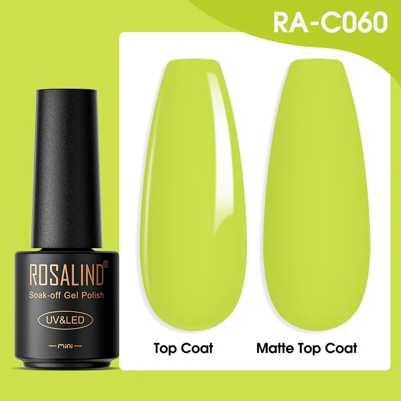 Gel Nail Polish Lamp All For Nails Art Manicure With Matt Base Top Coat Semi Permanant Gellak Nail Gel Polish Varnishes RA-C060