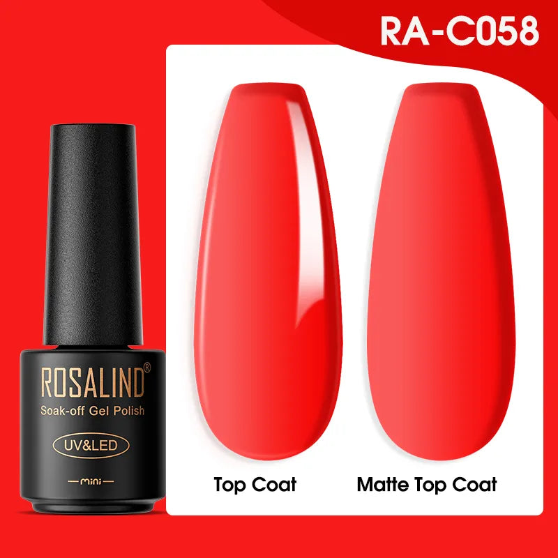 Gel Nail Polish Lamp All For Nails Art Manicure With Matt Base Top Coat Semi Permanant Gellak Nail Gel Polish Varnishes RA-C058