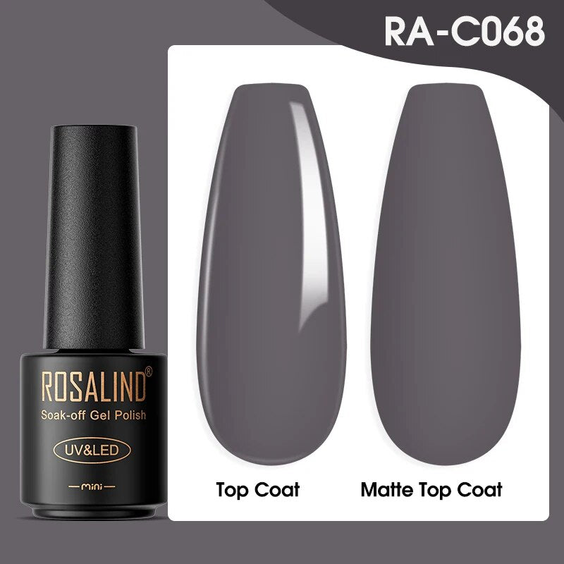 Gel Nail Polish Lamp All For Nails Art Manicure With Matt Base Top Coat Semi Permanant Gellak Nail Gel Polish Varnishes RA-C068