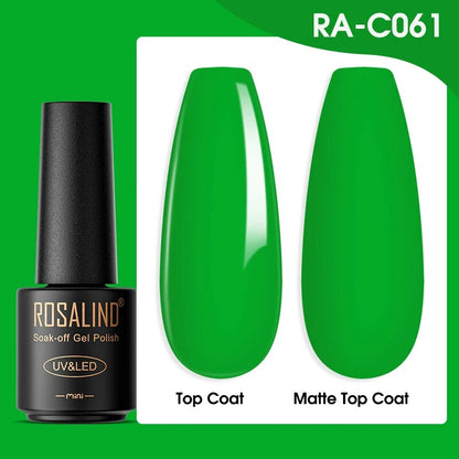 Gel Nail Polish Lamp All For Nails Art Manicure With Matt Base Top Coat Semi Permanant Gellak Nail Gel Polish Varnishes RA-C061