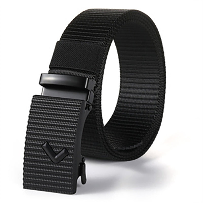 Genuine tactical belt quick release outdoor military belt soft real nylon sports accessories men and women black belt ZV05 v China 125CM