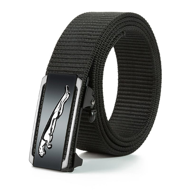 Genuine tactical belt quick release outdoor military belt soft real nylon sports accessories men and women black belt ZV06 silver baozi China 125CM