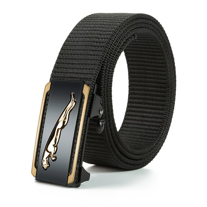 Genuine tactical belt quick release outdoor military belt soft real nylon sports accessories men and women black belt ZV06 gold baozi China 125CM