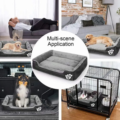 Very Soft Big Dog Bed Puppy Pet Cozy Kennel Mat Basket Sofa Cat House Pillow Lounger Cushion For Small Medium Large Dogs Beds