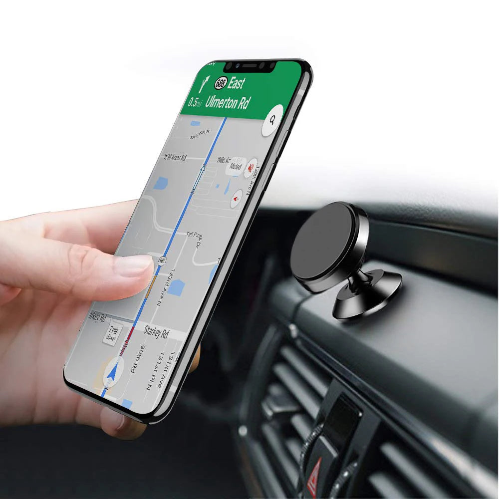 Magnetic Car Phone Holder Mobile Cell Phone Holder Stand Magnet Mount Bracket In Car For iPhone 13 12 Samsung Redmi Xiaomi