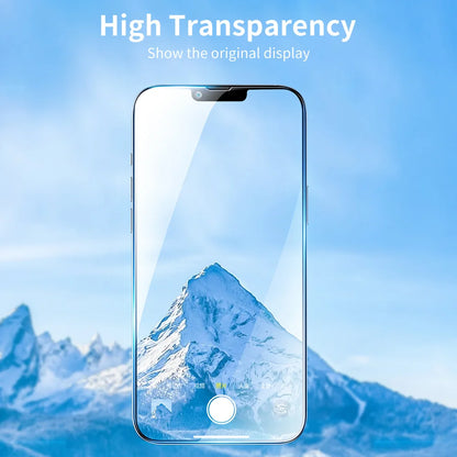 iPhone 15 14 Full Cover Tempered Glass for iPhone 15 Pro Max 14 Pro 13 12 mini 11 XR HD Screen Protector