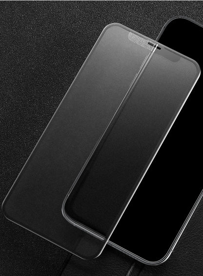 Dust Proof Screen Protector For iPhone 12 11 Pro Max X XS XR Glass Matte For iPhone 7 8 Plus SE 2020 6 6s Full Cover