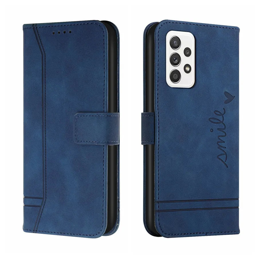 SMILE Case for Huawei P20 P30 P40 P50 P10 Pro P8 P9 Lite 2017 P Smart Z S 2019 2020 2021 Funda Flip Magnetic Wallet Leather Case