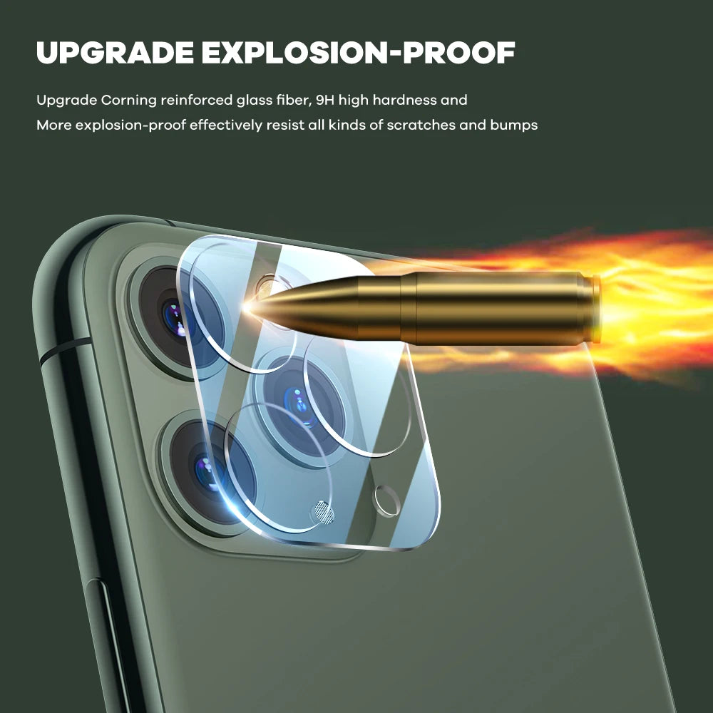 Lens Protector For iPhone 11 Pro Max Camera Protectors Anti-Scratch Full Coverage Diamond Lens Film High Definition