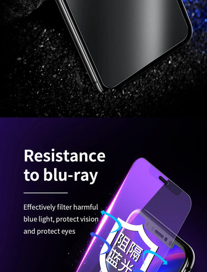 Screen Protectors For iPhone 12 11 Pro Max X XS Max XR Matte Glass Full Cover For iPhone 6 7 8 Plus Anti-Fingerprint