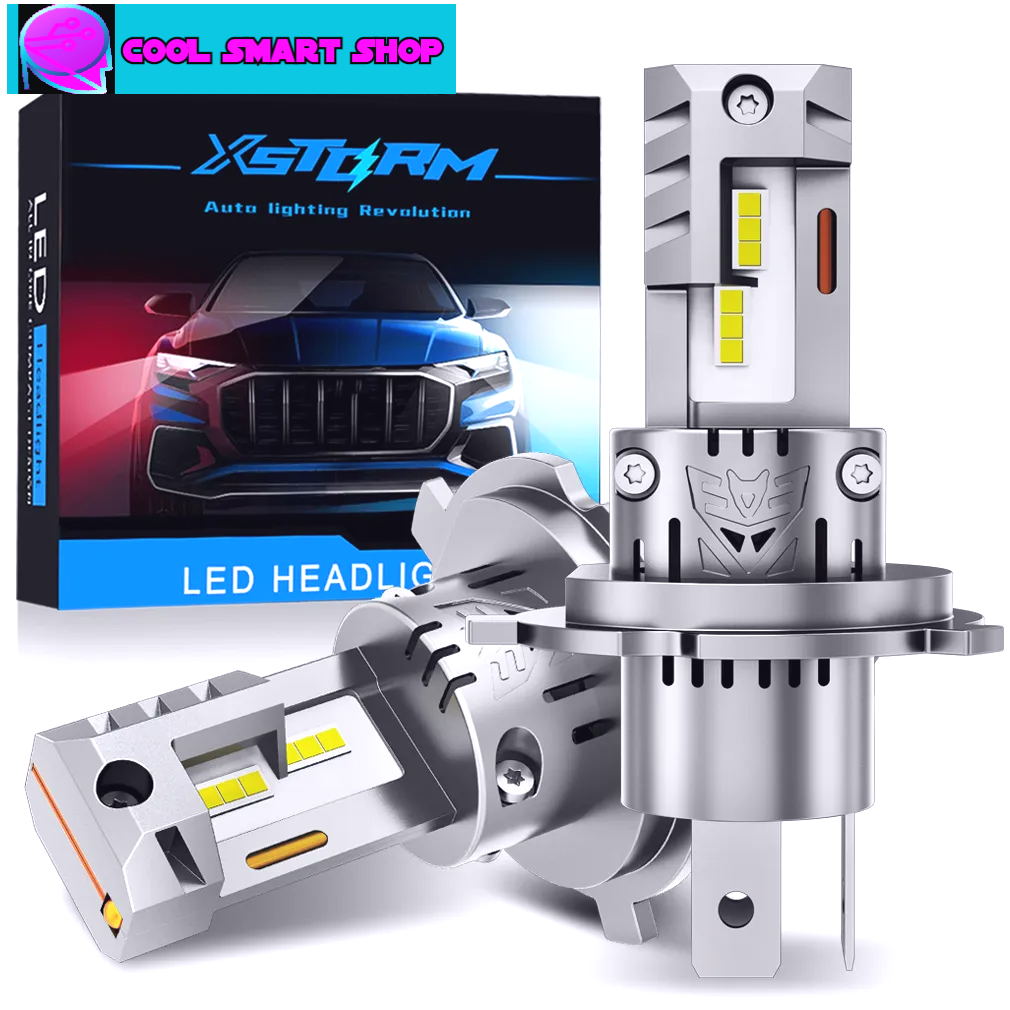 H4 LED Headlight Bulbs 9003 HB2 Canbus High Low Beam Car Light 20000LM Turbo Led Diode Lamp Auto 12V 6500K lampada 6500K H4