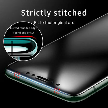 Matte Tempered Glass for iPhone 11 Pro Max Full Coverage Protector for iPhone 12 Pro Max 3H Curved HD Hard Film