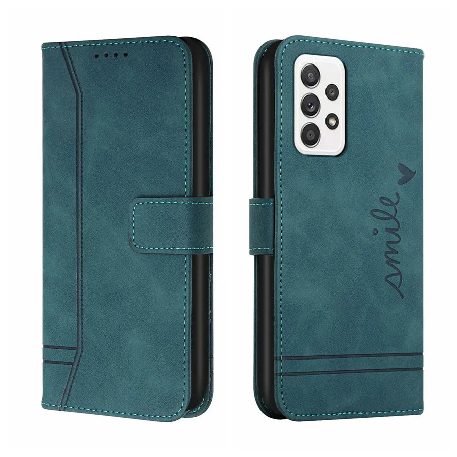 SMILE Case for Huawei P20 P30 P40 P50 P10 Pro P8 P9 Lite 2017 P Smart Z S 2019 2020 2021 Funda Flip Magnetic Wallet Leather Case