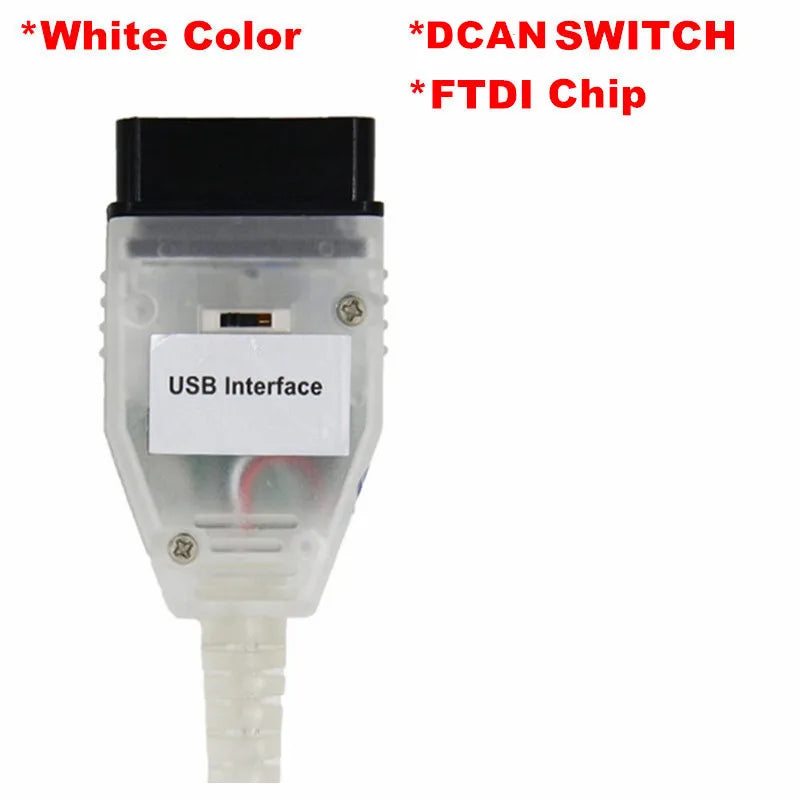 FT232RQ Full Chip PCB For BMW K DCAN K+CAN USB Diagnostic Interface Compatible For BMW Series Switch White CHINA