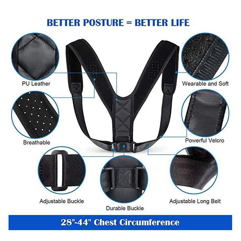 New Adult Body Shapers Brace Belt Corset Posture Corrector Compression Shapewear Children Shoulder Back Orthopedic Support Belt