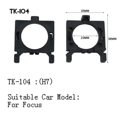 H7 LED Headlight Bulb Base Retainer Holder Adapter Socket Headlamp Mount Stand For Nissan Buick Mercedes-Benz Audi Renault Ford TK-104
