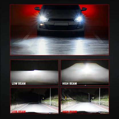 H7 Led Car Headlight Bulbs Canbus 45000LM 120W Mini LED H1 H4 H8 H9 H11 9012 Hir2 9005 HB3 9006 Fog Lights Auto Lamps Turbo Led