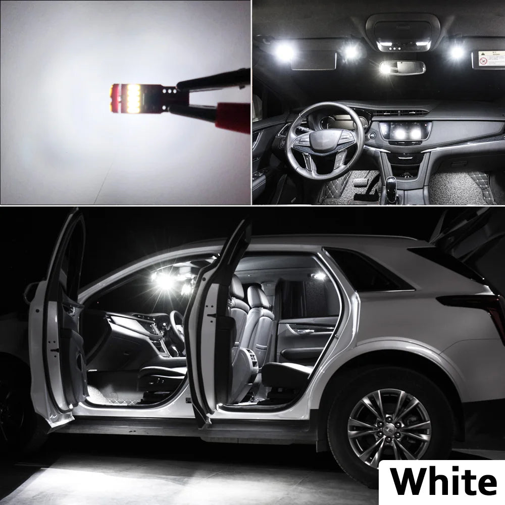 For Renault Megane 3 III MK3 Hatchback Estate Grandtour Coupe 2009-2015 LED Interior Map Dome Sun Visor Door Light Kit Car Bulbs