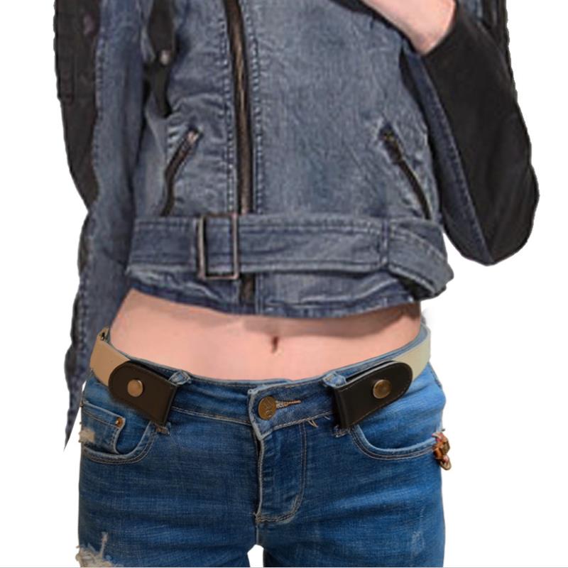 Women/Men No Bulge No Hassle Waist Belt Adjustable Belts for Jean Pants Dresses No Buckle Stretch Elastic Invisible Waist Belt