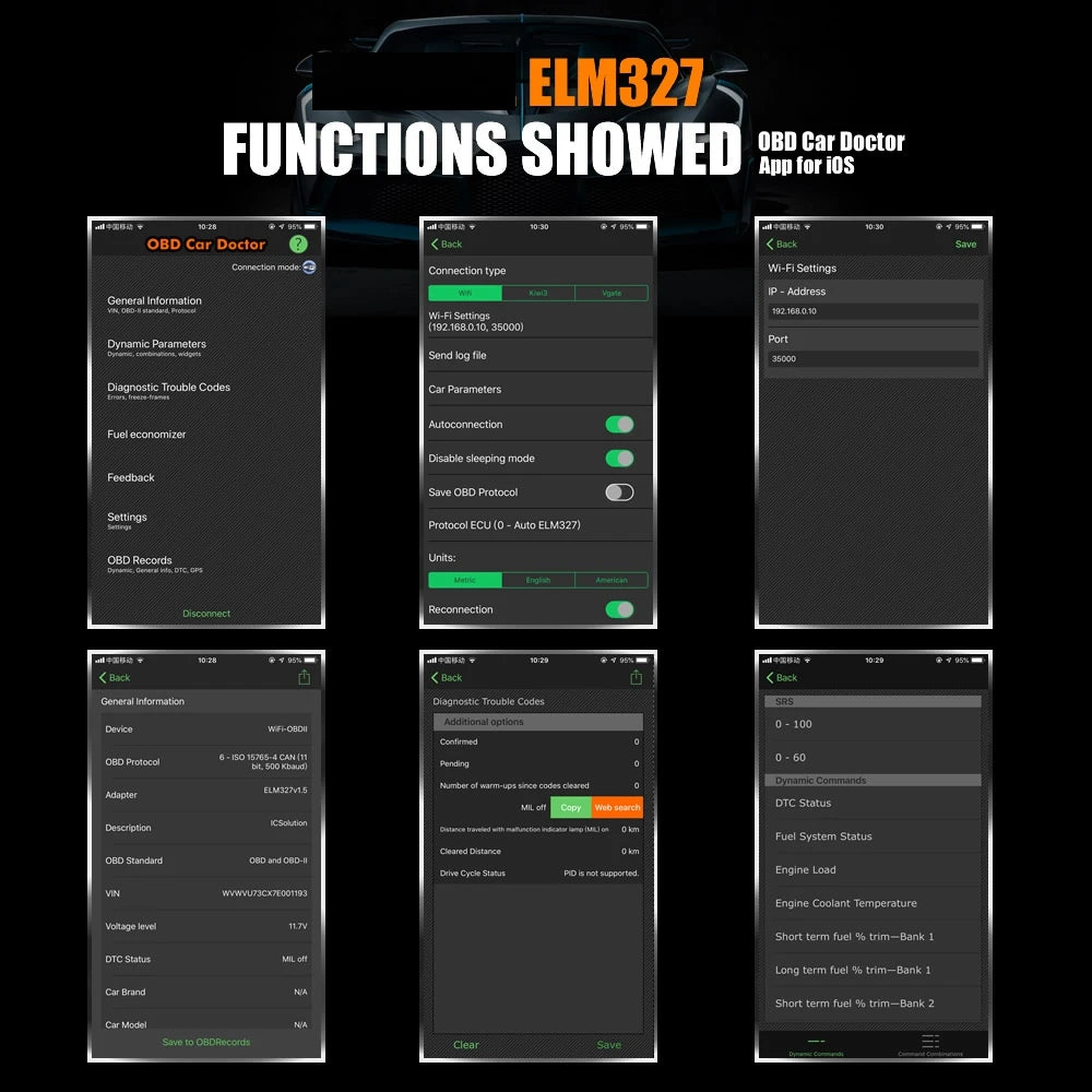 ELM327 USB PIC18F25K80 Chip with Bluetooth&WIFI for Ford HS CAN/MS CAN switch Forscan ELM 327 OBD2 Code Reader