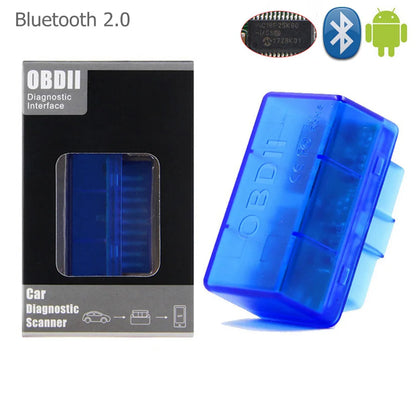 Newest ELM327 V1.5 PIC18F25K80 ELM327 OBD2 Scanner ELM 327 Bluetooth-compatible Android/PC ELM 327 OBD2 Adapter ELM327 V1.5