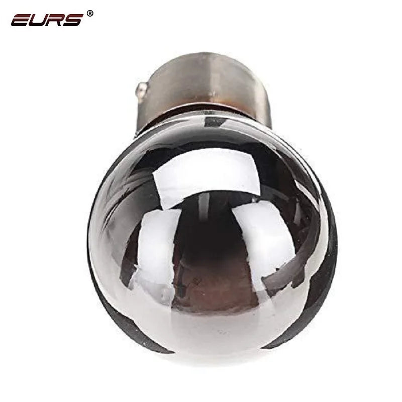 1pcs PY21W S25 BAU15S LED P21W BA15S 1156 LED Silver / Chrome Amber Glass 12V 21W Car Tail Lamp Stop lamp turn signal light