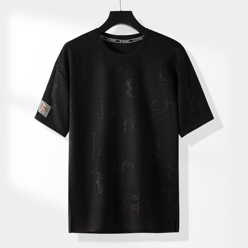 HIP HOP Sports T Shirt Streetwear Mens T-shirts Casual Summer Short Sleeves Black Khaki Tshirt Tees Oversize