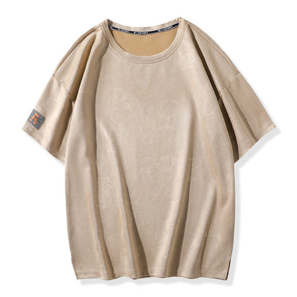 HIP HOP Streetwear Sport Mens T-shirts Casual Print Summer Short Sleeves Black Brown Tshirt Tees Oversize 12306 2