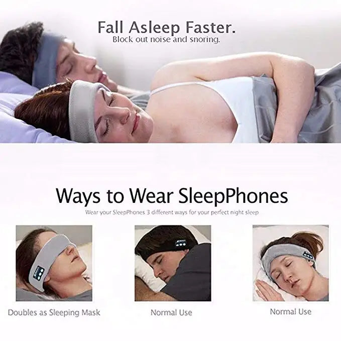 Hot sale bluetooth music sleep goggle headband bluetooth sports headscarf call headband yoga headwear