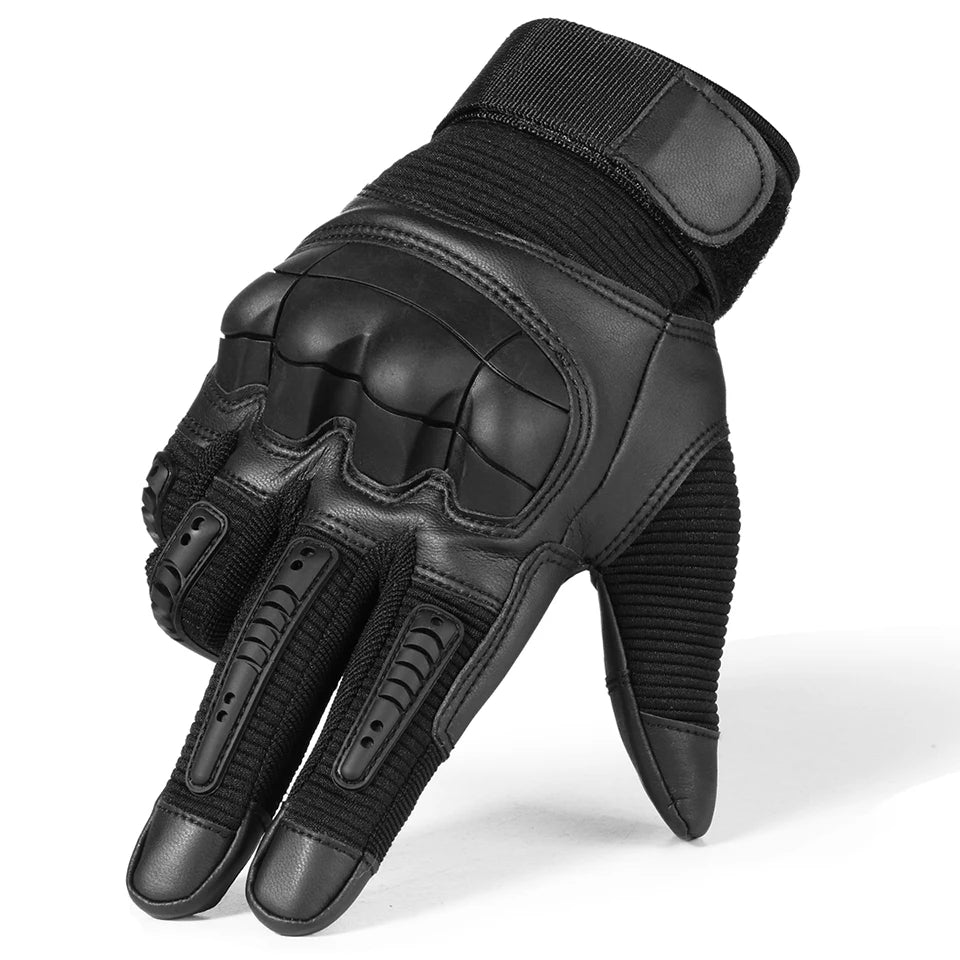 Touchscreen PU Leather Motorcycle Gloves