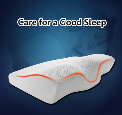 Memory Foam Bedding Pillow Neck protection Slow Rebound Memory Foam Butterfly Shaped Pillow Health Cervical Neck size in 50*30CM