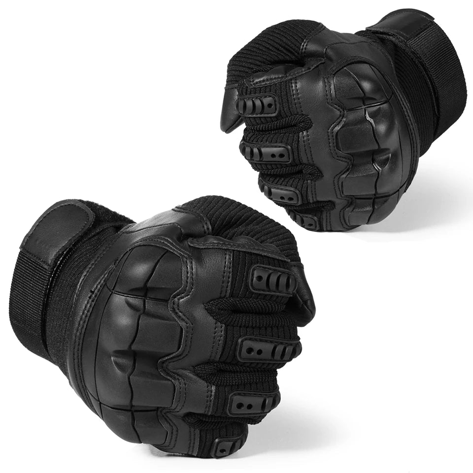 Touchscreen PU Leather Motorcycle Gloves