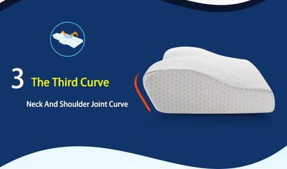 Memory Foam Bedding Pillow Neck protection Slow Rebound Memory Foam Butterfly Shaped Pillow Health Cervical Neck size in 50*30CM