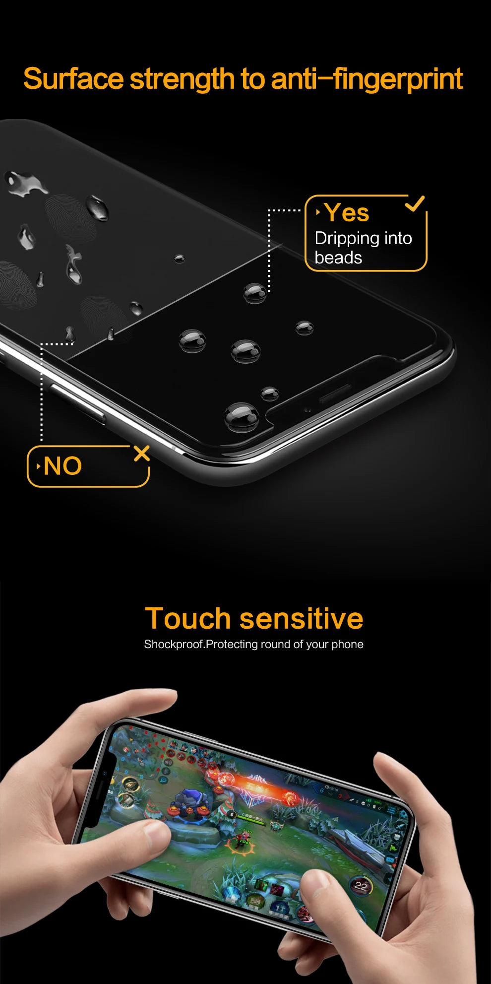 2Pcs Anti-Glare Privacy Tempered Glass for iPhone 6 6s 7 8 p X XS MAX XR 11 12 Pro Max Screen Protector Private Film