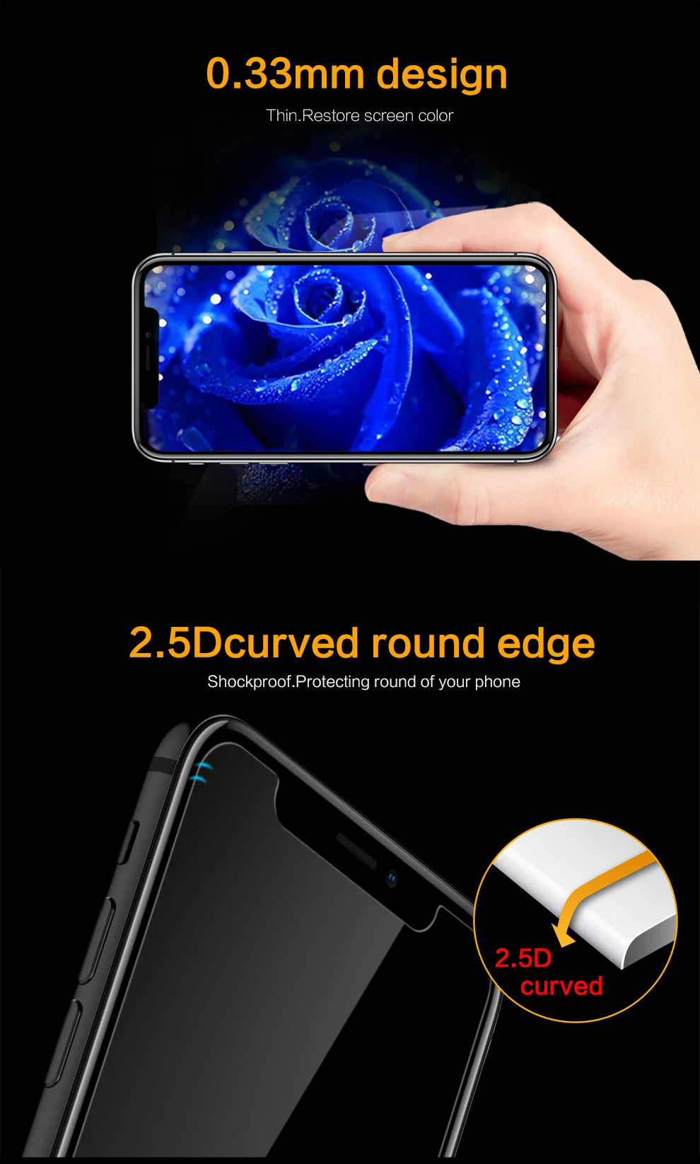 2Pcs Anti-Glare Privacy Tempered Glass for iPhone 6 6s 7 8 p X XS MAX XR 11 12 Pro Max Screen Protector Private Film