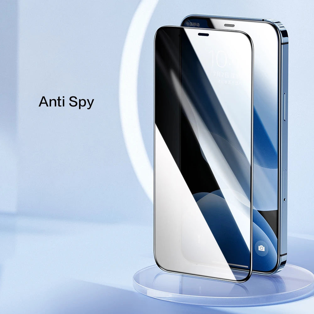 HD / Privacy Screen Protectors For iPhone 12 Pro Max Anti Spy Soft Nano Glass-Ceram For iPhone 12 12 mini Full Cover Anti Spy