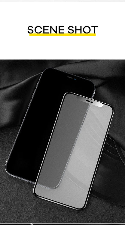 Matte Tempered Glass for iPhone 14 13 Pro Max 12 11 X XS 7 8 Plus Full Cover Screen Protector 3D Curved Soft Edge