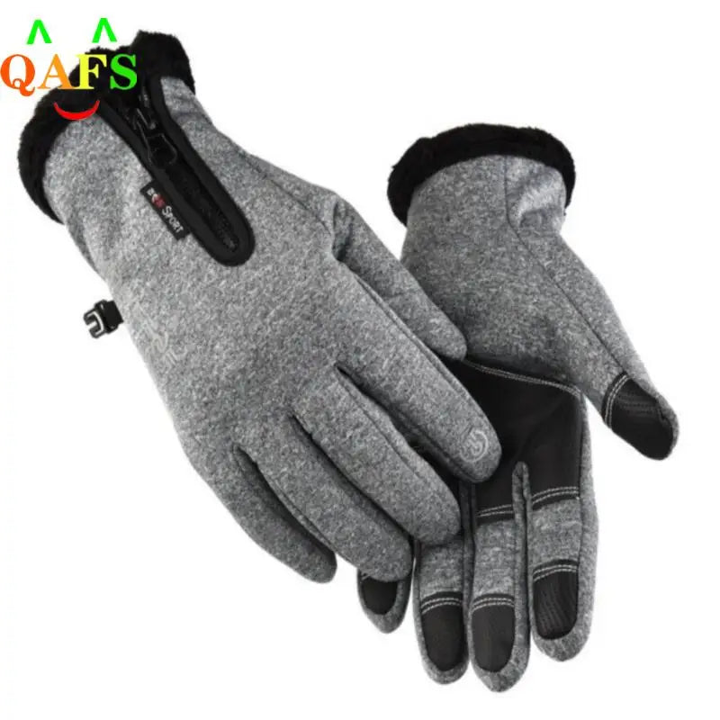 Outdoor Winter Gloves Waterproof Moto Thermal Fleece Lined Resistant Touch Screen Non-slip Motorbike Riding as picture 1