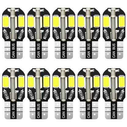 10/20PCS W5W T10 LED Bulbs Canbus 5730 8SMD 4014 26smd 12V 6000K 194 168 LED Car Map Dome Lights Parking Light Auto Signal Lamp