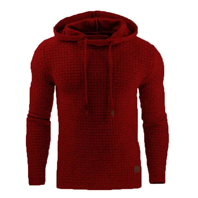 Warm Men's Solid Color Casual Hoodie Oversize Sweatshirt Sweatshirt With Zipper Paired Hoodies and Hoodies Women Man Sweatshirts Red