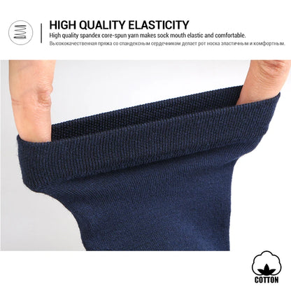 HSS Brand Men's Cotton Socks New Style Black Business Men Socks Soft Breathable Summer Winter for Male Socks Plus Size (6.5-14)