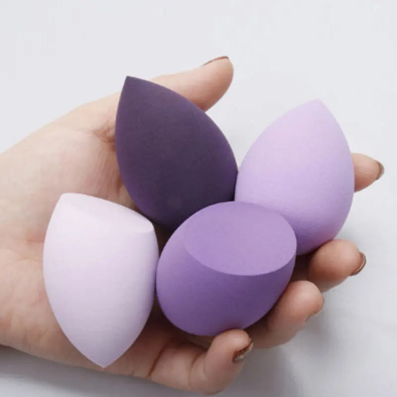 4pcs/bag Fashion Make up Blender Cosmetic Puff Makeup Sponge Foundation Powder Sponge Beauty Tool Makeup Tool Accessories