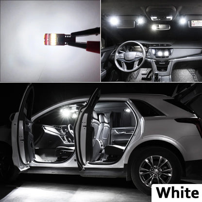 MDNG 10Pcs LED Interior Light Kit For 2006 2007 2008 2009 2010 2011 2012 Toyota RAV4 Canbus Car Bulb Dome Map Reading No Error White