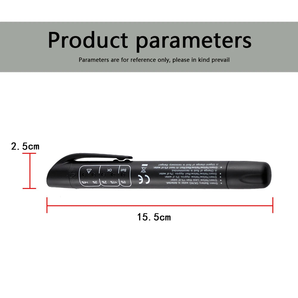 Accurate Oil Quality Check Pen Universal Brake Fluid Tester Car Brake Liquid Digital Tester Vehicle Auto Automotive Testing Tool