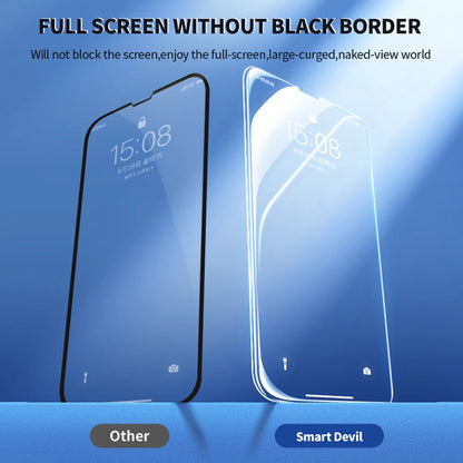 Tempered Glass Screen Protector For iPhone 13 Pro Max Full Cover Borderless Glass For iPhone 13 mini HD Blue Light