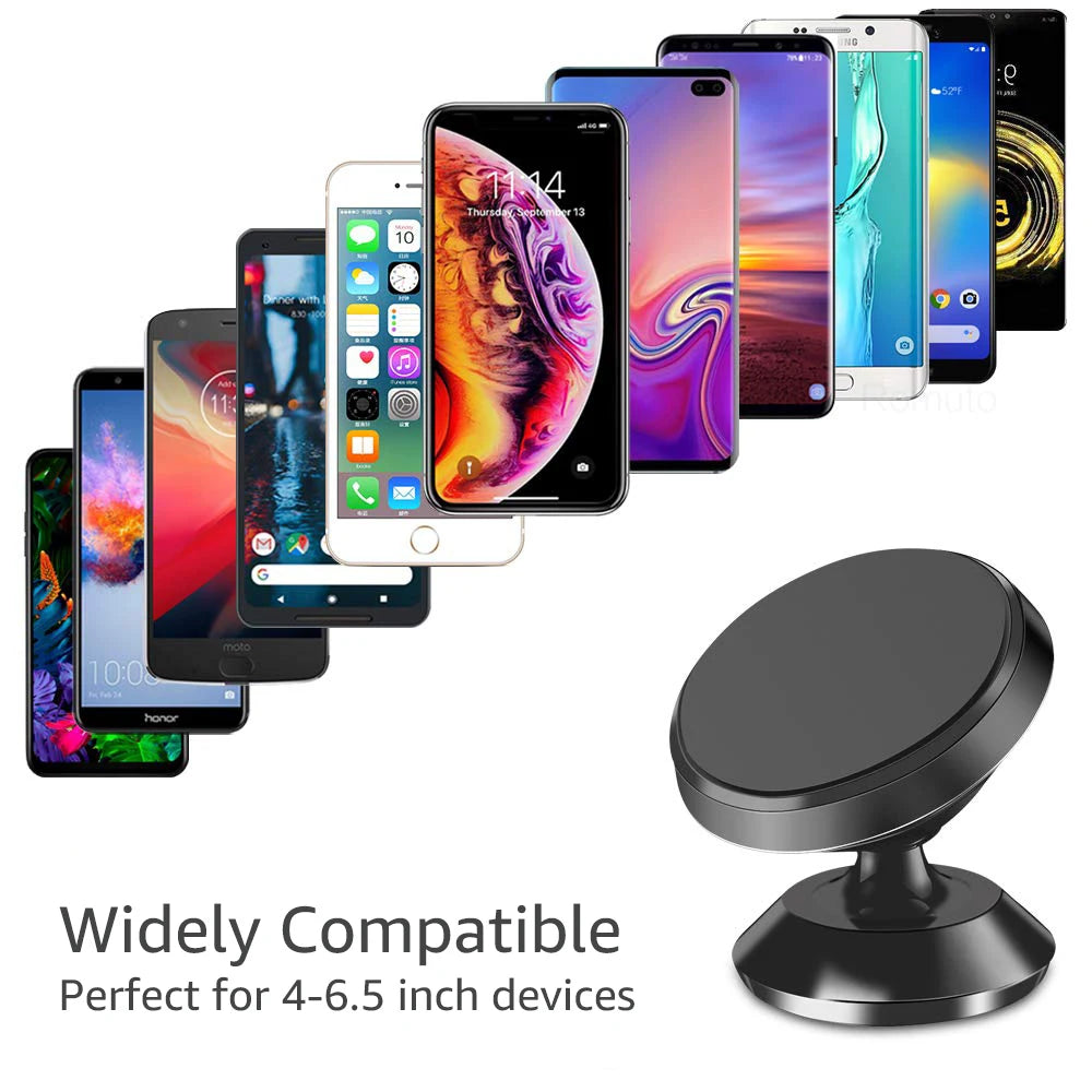 Magnetic Car Phone Holder Mobile Cell Phone Holder Stand Magnet Mount Bracket In Car For iPhone 13 12 Samsung Redmi Xiaomi