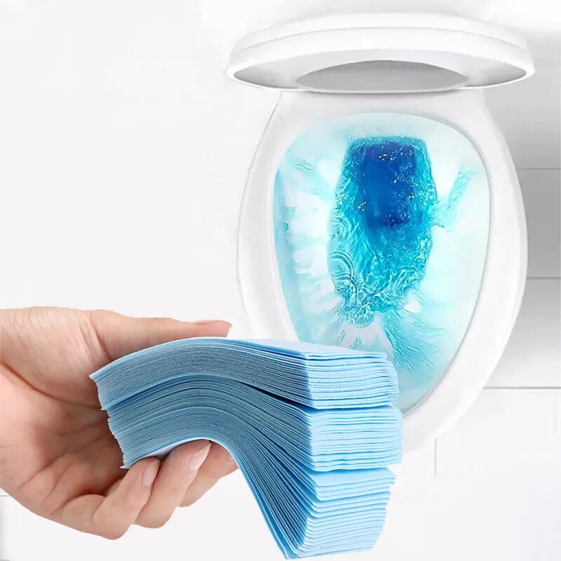 Home Toilet Cleaner Sheet Mopping The Floor Cleaner Household Hygiene Toilet Deodorant Yellow Dirt Remover Toilet Cleaning Tools