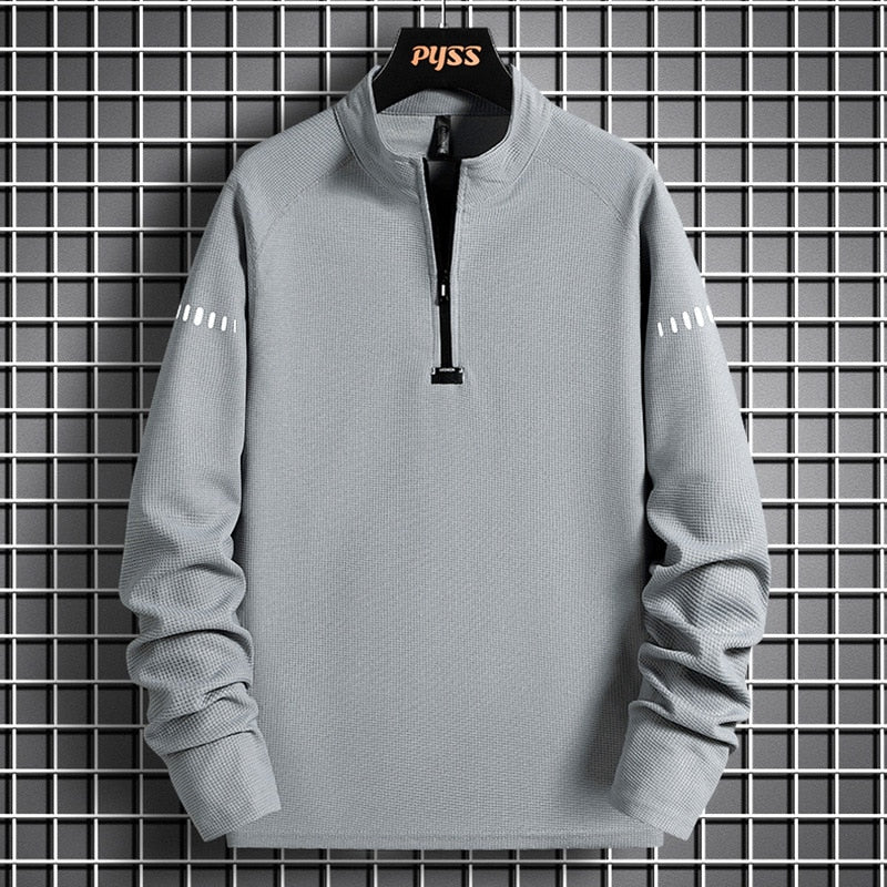 Hoodies Sweatshirt Mens Black Hip Hop Punk Pullover Streetwear Casual Fashion Clothes K08 Grey