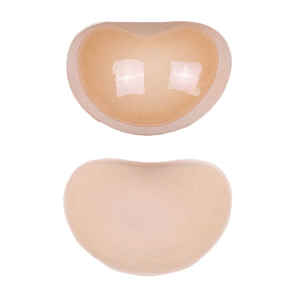 Invisible Heart Padding Magic Bra Insert Pads Push Up Silicone Self Adhesive Breast Enhancer Women Intimates Breast Lift Nipple style1 1 pair One Size